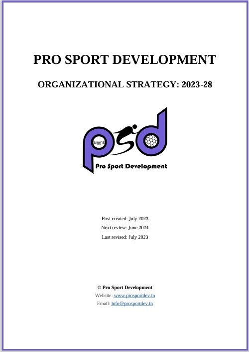 PSD's strategy for the years 2023-28
